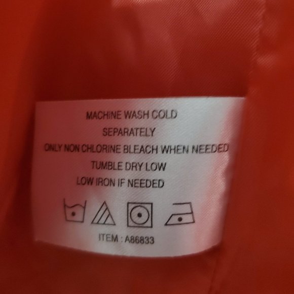 The Tower Collection by London Fog Hot Pink Trench Coat, S - Picture 8 of 10